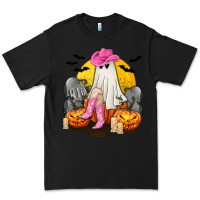 Black Halloween Cowgirl Costumes Premium Tee - texasbilliewilder