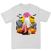 Dove Grey Halloween Cowgirl Costumes Premium Tee - texasbilliewilder