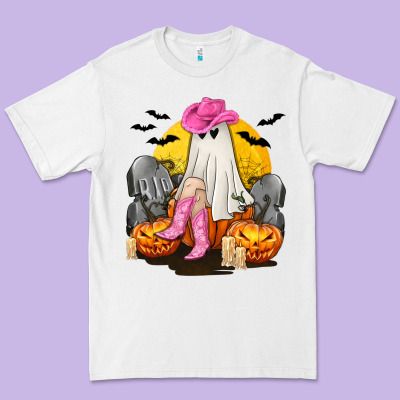 Halloween Cowgirl Costumes Premium Tee Designed By Texasbilliewilder