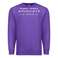 Purple Domestic Violence Advocate Premium Sweatshirt - longCreatives
