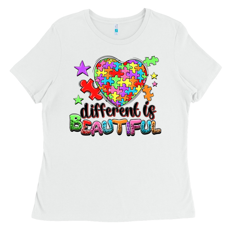 Different Is Beautiful Ladies Tee by NancyCooperArtShop | Teevron