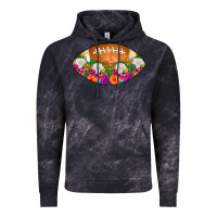 Cloud Black American Football Floral Vintage Hoodie - CowCowDesign