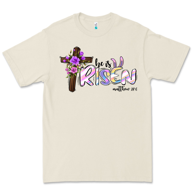 Easter He Is Risen Matthew 28 6 Premium Tee by Jasminsmagicworld | Teevron