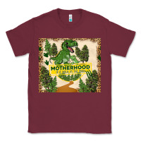 Burgundy motherhood is a walk in the park Classic Tee - TumblerDesignByShophia