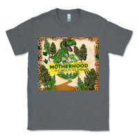 Charcoal Heather motherhood is a walk in the park Classic Tee - TumblerDesignByShophia