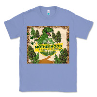 Colony Blue motherhood is a walk in the park Classic Tee - TumblerDesignByShophia