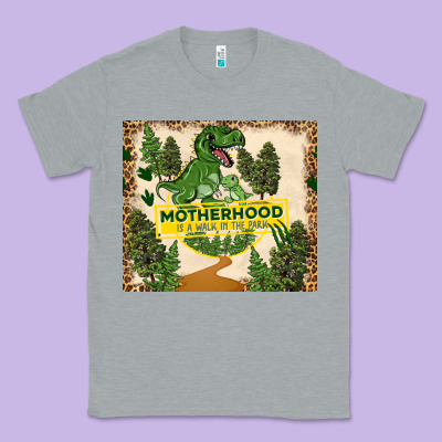Motherhood Is A Walk In The Park Classic Tee Designed By Tumblerdesignbyshophia