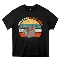 Black Born in 1980 Womens 1980 Heavy Core Tee - Bettercallsaul