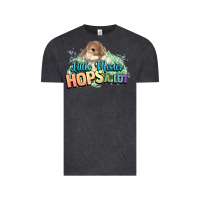 Vintage Black Little mister hops a lot Easter day Vintage Tee - HowdyJamesFarm