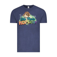Vintage Denim Little mister hops a lot Easter day Vintage Tee - HowdyJamesFarm