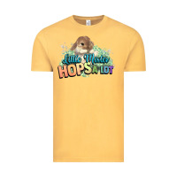 Vintage Mustard Little mister hops a lot Easter day Vintage Tee - HowdyJamesFarm