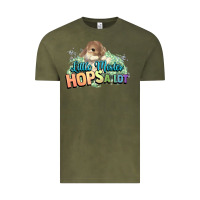 Vintage Olive Little mister hops a lot Easter day Vintage Tee - HowdyJamesFarm