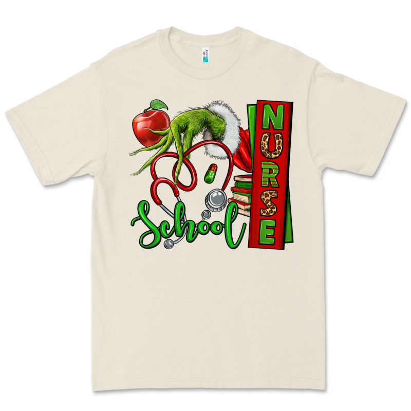 Christmas Character Nurse Premium Tee by NancyCooperArtShop | Teevron