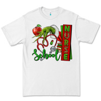 White Christmas Character Nurse Premium Tee - NancyCooperArtShop