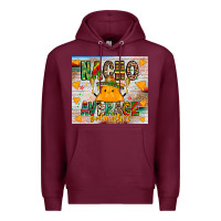 Burgundy Nacho Average God mother Premium Hoodie - CowhideDigitalArt