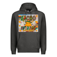 Charcoal Heather Nacho Average God mother Premium Hoodie - CowhideDigitalArt