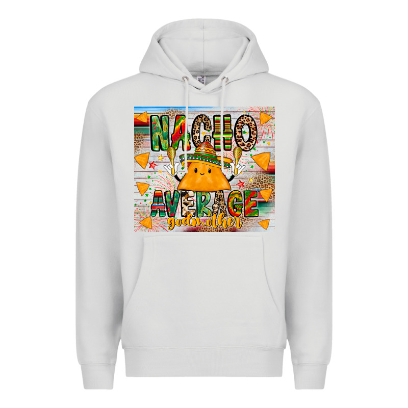 Nacho Average God Mother Premium Hoodie by CowhideDigitalArt | Teevron