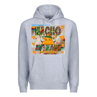 Heather Grey Nacho Average God mother Premium Hoodie - CowhideDigitalArt