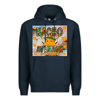 Navy Nacho Average God mother Premium Hoodie - CowhideDigitalArt