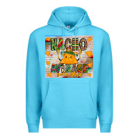 Ocean Blue Nacho Average God mother Premium Hoodie - CowhideDigitalArt