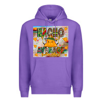 Purple Nacho Average God mother Premium Hoodie - CowhideDigitalArt