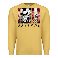 Antique Gold funny horror friends scary movies halloween costume sweatshirt Premium Sweatshirt - longCreatives