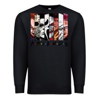 Black funny horror friends scary movies halloween costume sweatshirt Premium Sweatshirt - longCreatives