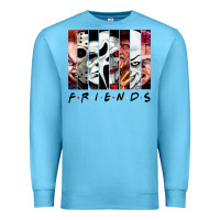 Ocean Blue funny horror friends scary movies halloween costume sweatshirt Premium Sweatshirt - longCreatives