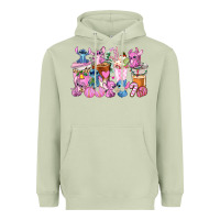 Matcha stitch and lilo pink christmas coffee cups Heavyweight Hoodie - AdoDesignShop