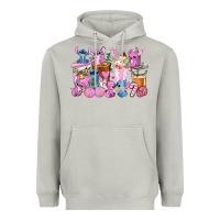 Moon Dust stitch and lilo pink christmas coffee cups Heavyweight Hoodie - AdoDesignShop