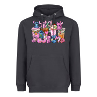 Smoke stitch and lilo pink christmas coffee cups Heavyweight Hoodie - AdoDesignShop