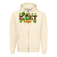 Sandshell st patricks one lucky heifer baby cow Zipper Hoodie - Artiststas