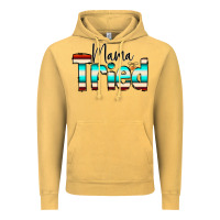 Vintage Mustard Mama Tried Vintage Hoodie - CowCowDesign