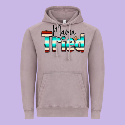 Mama Tried Vintage Hoodie Designed By Cowcowdesign