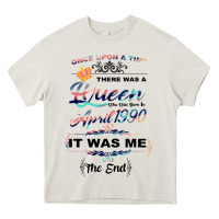 Cream The Queen Reigning Since 1990 Heavy Core Tee - Bettercallsaul