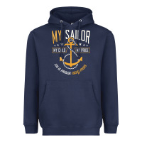 Navy Proud Navy Mother for Moms of Sailors Proud Mom Navy Family Heavyweight Hoodie - longCreatives