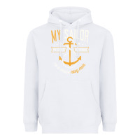 White Proud Navy Mother for Moms of Sailors Proud Mom Navy Family Heavyweight Hoodie - longCreatives