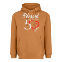 Meerkat Vintage 50th Birthday Blessed By God For 50 Years Birthday Heavyweight Hoodie - longCreatives