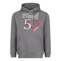 Storm Vintage 50th Birthday Blessed By God For 50 Years Birthday Heavyweight Hoodie - longCreatives