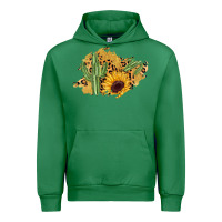 Emerald cactus leopard sunflower glitter  patch Urban Hoodie - AdoDesignShop