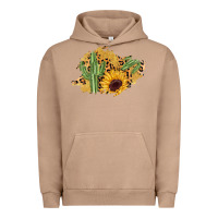 Pigment Burro cactus leopard sunflower glitter  patch Urban Hoodie - AdoDesignShop