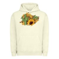 Pigment Pistachio cactus leopard sunflower glitter  patch Urban Hoodie - AdoDesignShop