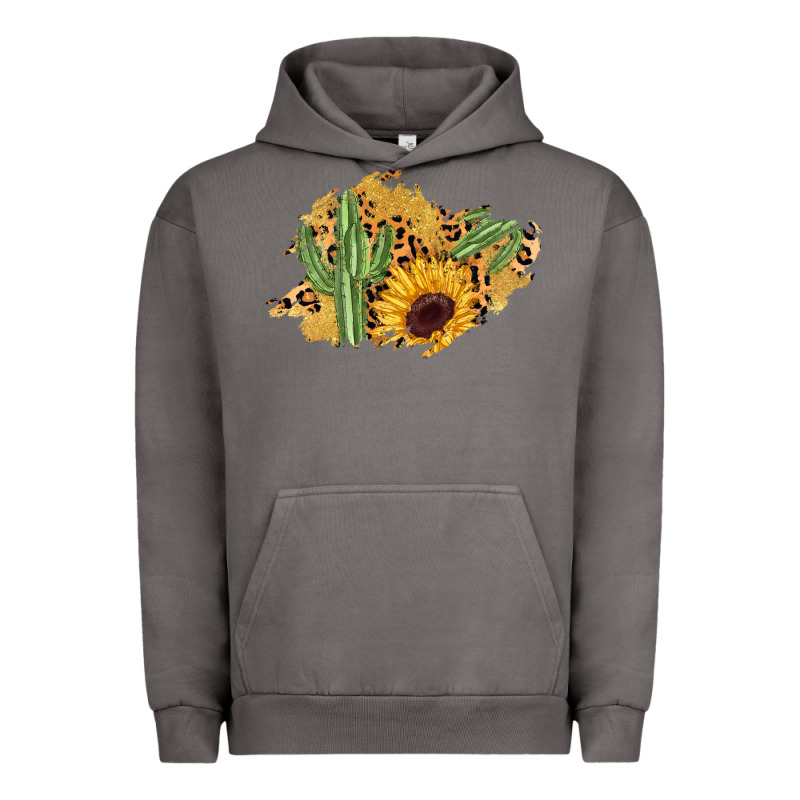 Cactus Leopard Sunflower Glitter  Patch Urban Hoodie by AdoDesignShop | Teevron