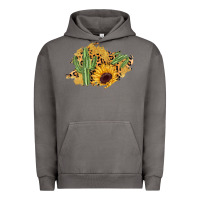 Pigment Tornado cactus leopard sunflower glitter  patch Urban Hoodie - AdoDesignShop