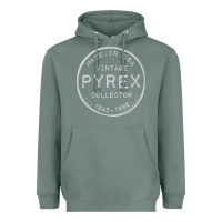 Sage Pyrex Mark  Vintage Collector Made in USA Heavyweight Hoodie - longCreatives
