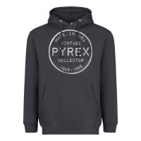 Smoke Pyrex Mark  Vintage Collector Made in USA Heavyweight Hoodie - longCreatives