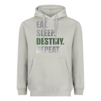 Moon Dust Destiny  Eat Sleep Destiny Repeat Short Sleeve Heavyweight Hoodie - longCreatives