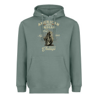 Sage Vintage American Motorcycle Indian for Old Biker Gifts Heavyweight Hoodie - longCreatives