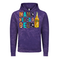Cloud Purple Mama Needs a Beer Vintage Hoodie - CowCowDesign