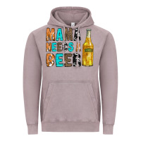 Vintage Zinc Mama Needs a Beer Vintage Hoodie - CowCowDesign